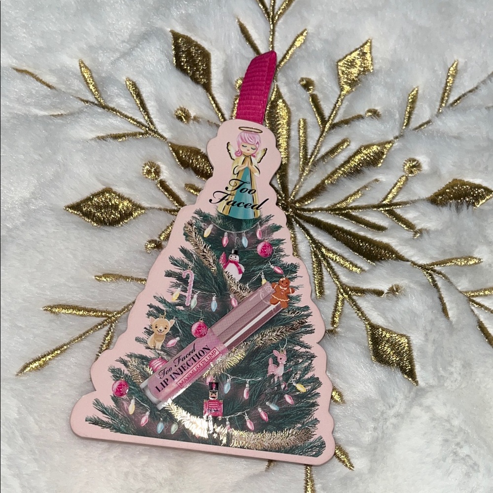 Too Faced Holiday Ornament with Lip Gloss